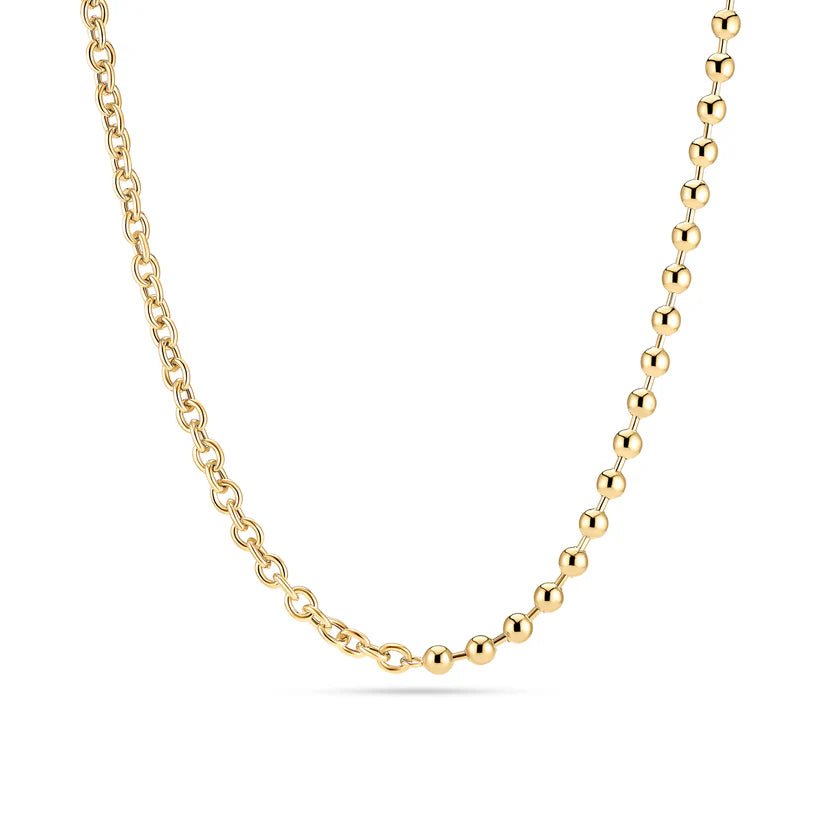 Sif 18 karat forgyldt sterling sølv Halskæde Bormio Chain SJ - C2599 - YG - Urma.dk