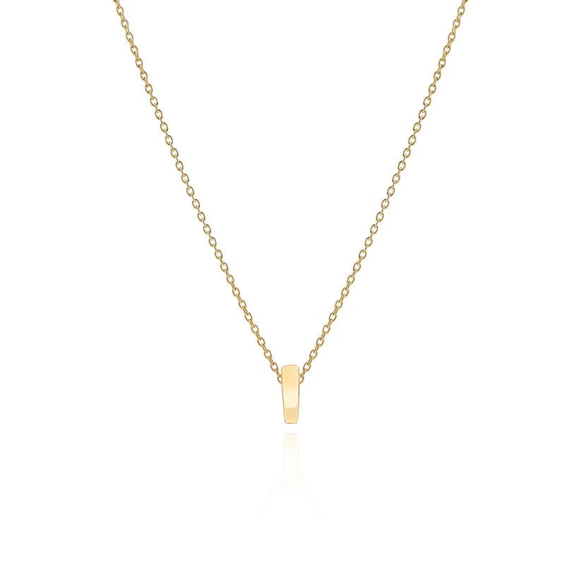 Sif 18 karat forgyldt sterling sølv Halskæde Lock Charm SJ - LOCKCHARMNECKL - YG - Urma.dk