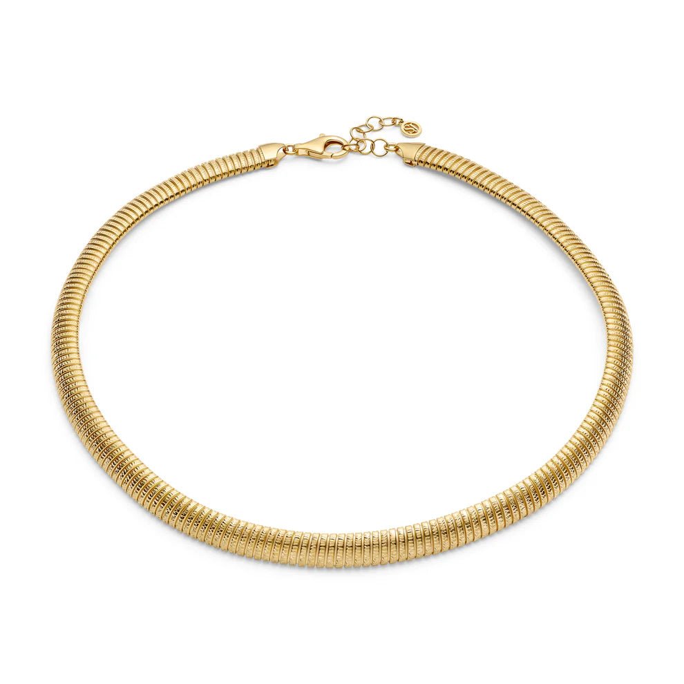 Sif 18 karat forgyldt sterling sølv Halskæde Riva SJ - N2750 - YG - Urma.dk