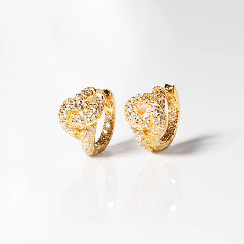 Sif 18 karat forgyldt sterling sølv Øreringe Imperia Creolo SJ - E10752 - CZ - YG - Urma.dk