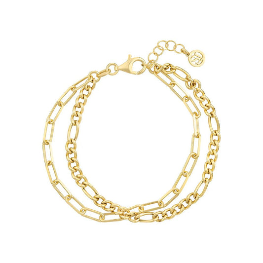 Sif 18 karat forgyldte Armbånd Dorno Due SJ - B2462 - YG - Urma.dk
