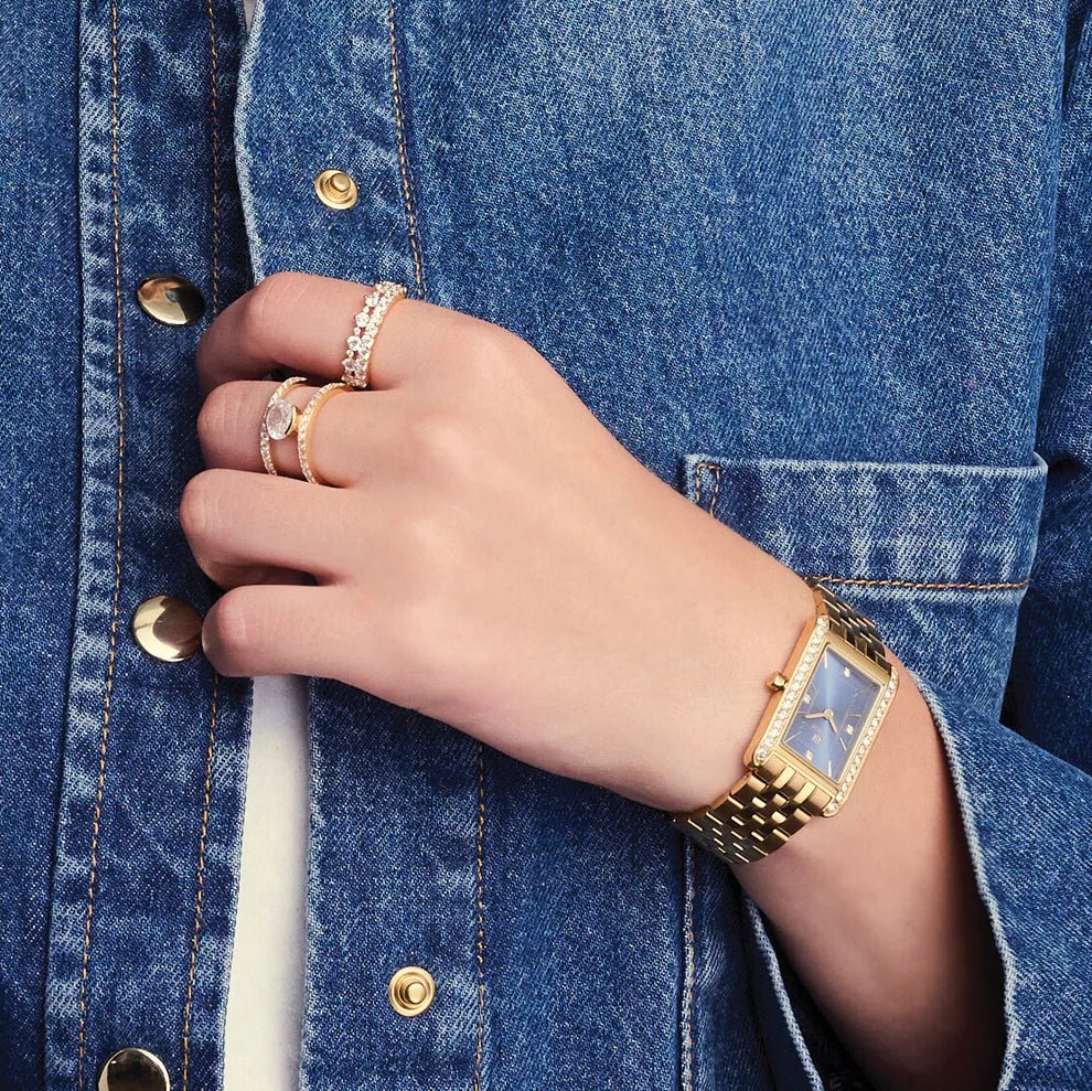 Sif 18 karat forgyldte Livigno Ringe SJ - R2367 - XCZ - YG - Urma.dk