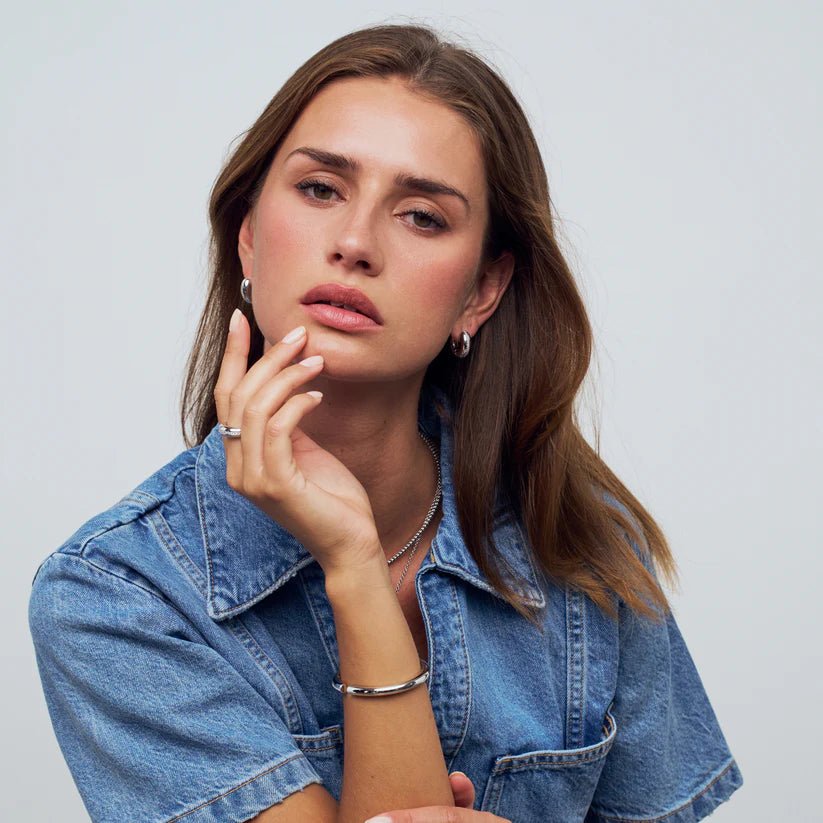 Sif 925 sterling sølv Armring Palermo SJ - BG2588 - CZ - Urma.dk