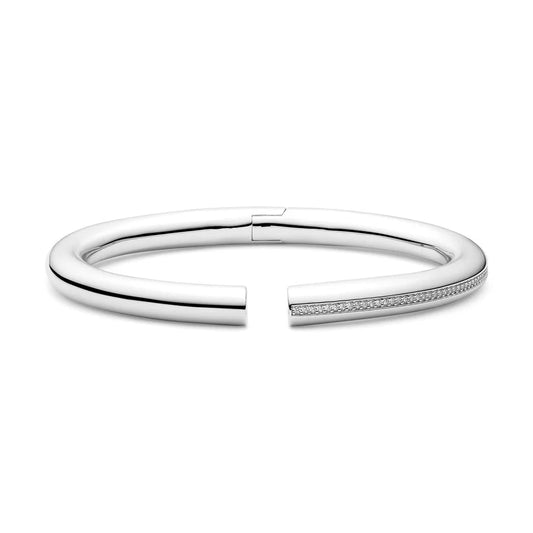Sif 925 sterling sølv Armring Palermo SJ - BG2588 - CZ - Urma.dk