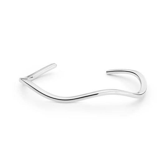Sif 925 sterling sølv Bangle Ellera Waves Pianura SJ - BG3879 - Urma.dk