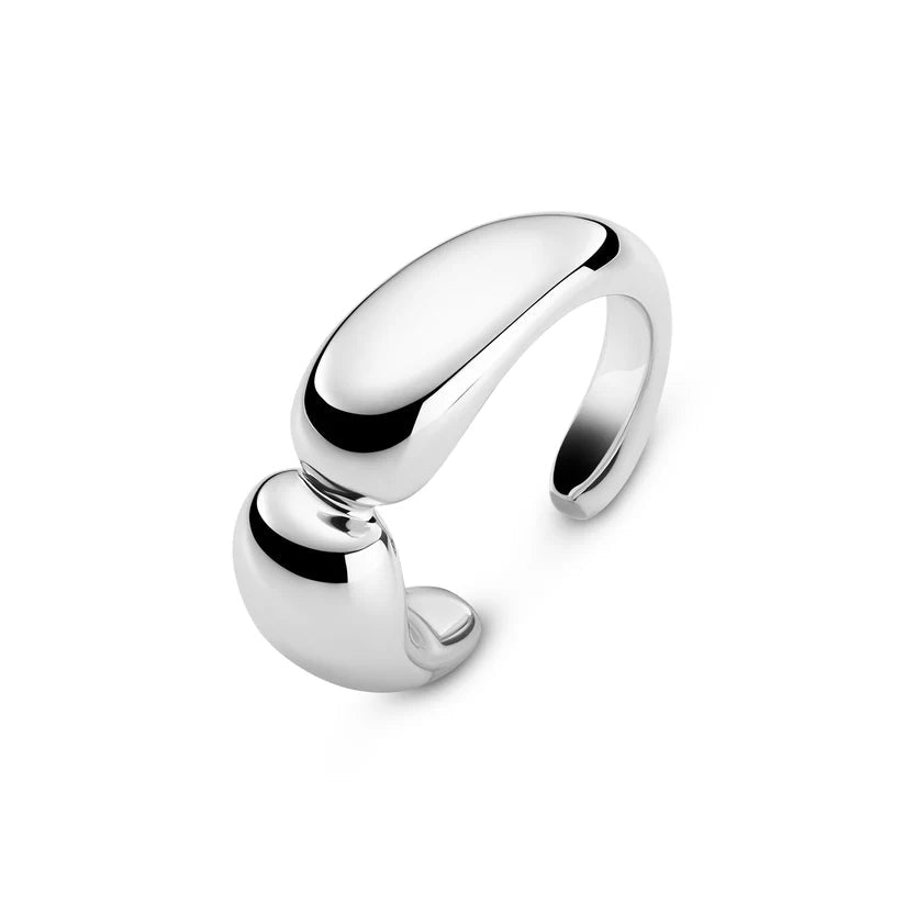 Sif 925 Sterling sølv Ear cuff Goccia Pianura Piccolo SJ - E2583 - Urma.dk