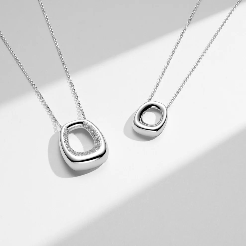 Sif 925 sterling sølv Halskæde Borsa Grande SJ - N2621 - CZ - Urma.dk