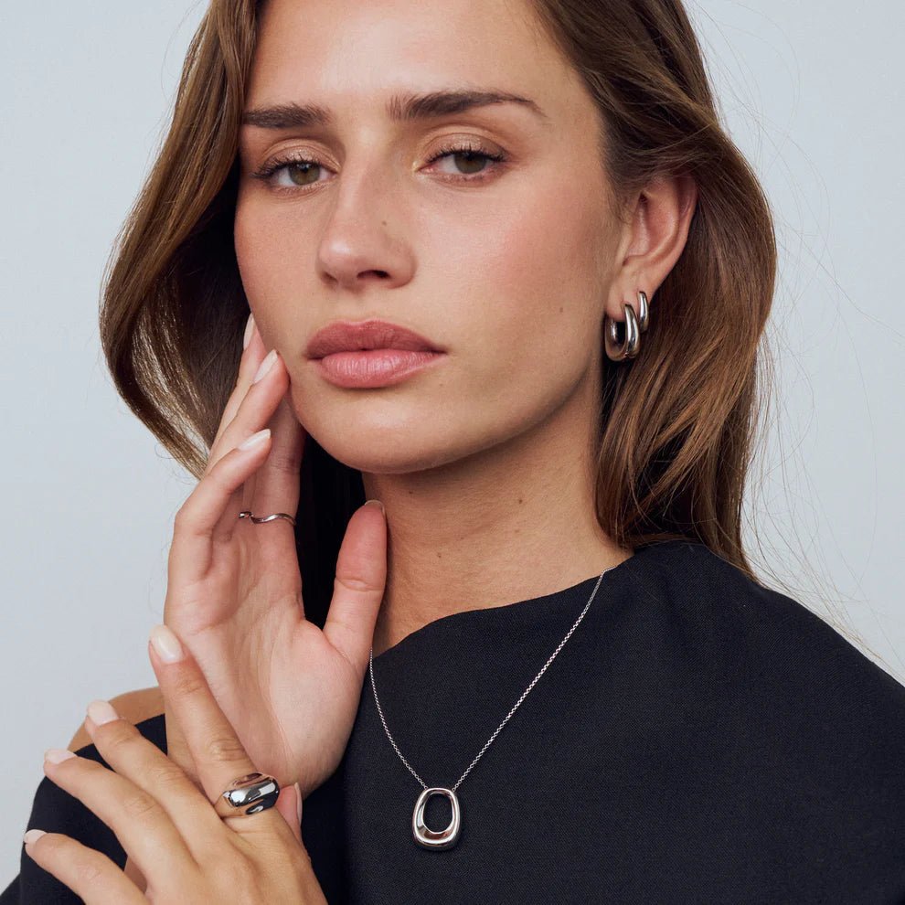 Sif 925 sterling sølv Halskæde Borsa Pianura Grande SJ - N2621 - Urma.dk