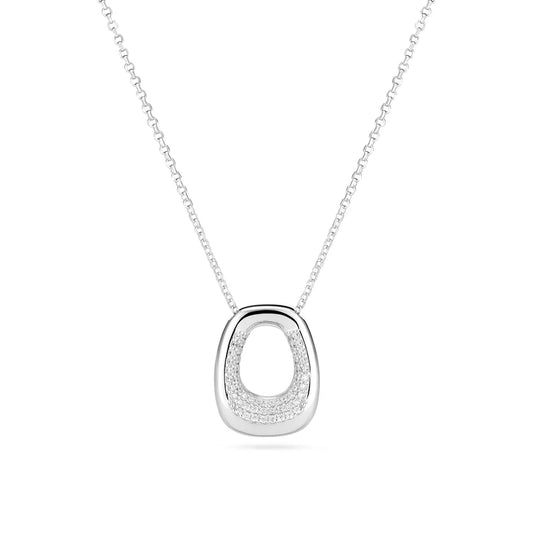 Sif 925 sterling sølv Halskæde Borsa Piccolo SJ - N2620 - CZ - Urma.dk