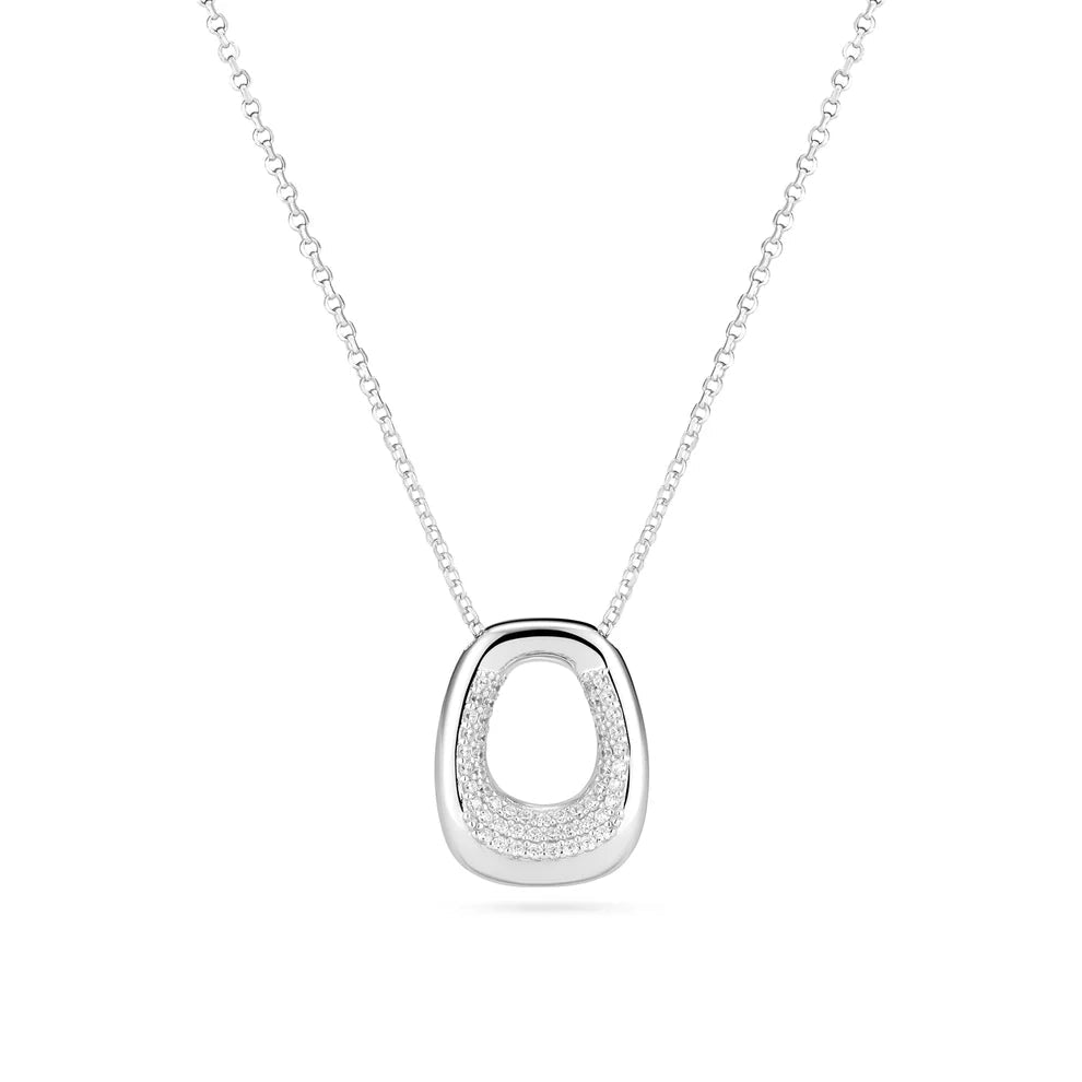 Sif 925 sterling sølv Halskæde Borsa Piccolo SJ - N2620 - CZ - Urma.dk