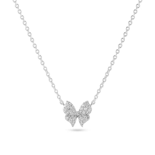 Sif 925 Sterling sølv Halskæde Farfalla SJ - N2700 - CZ - Urma.dk