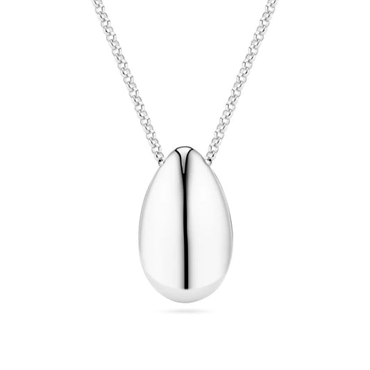 Sif 925 sterling sølv Halskæde Goccia Grande SJ - N2580 - Urma.dk