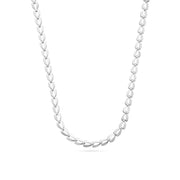 Sif 925 sterling sølv Halskæde Heartbeat SJ - N2752 - Urma.dk