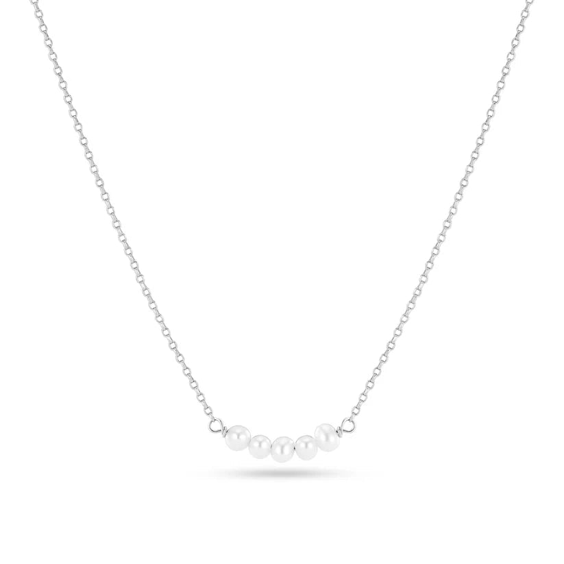 Sif 925 Sterling sølv Halskæde Perla Cinque SJ - N2735 - P - Urma.dk