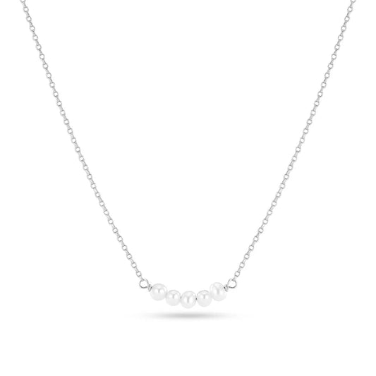 Sif 925 Sterling sølv Halskæde Perla Cinque SJ - N2735 - P - Urma.dk