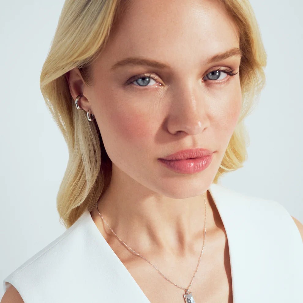 Sif 925 Sterling sølv Halskæde Rettangolo SJ - P2728 - Urma.dk