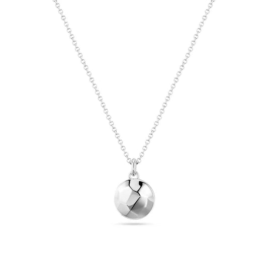 Sif 925 Sterling sølv Halskæde Roccia Circolo SJ - P2727 - Urma.dk