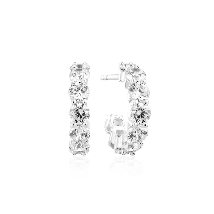 Sif 925 Sterling sølv Øreringe Belluno Creolo Parvus SJ - E42114 - CZ - SS - Urma.dk