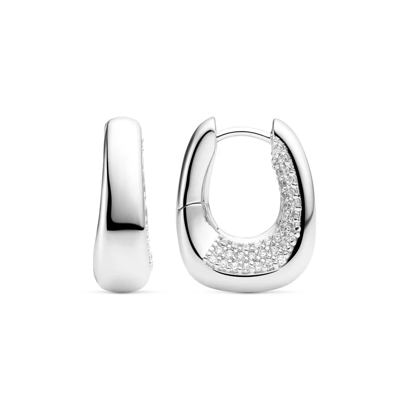 Sif 925 sterling sølv Øreringe Borsa Piccolo SJ - E2620 - CZ - Urma.dk