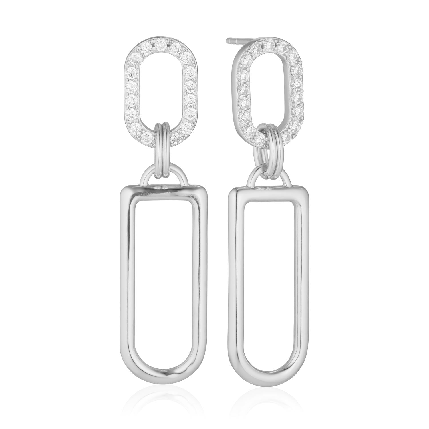Sif 925 sterling sølv Øreringe Capizzi Lungo Grande SJ - E42226 - CZ - Urma.dk