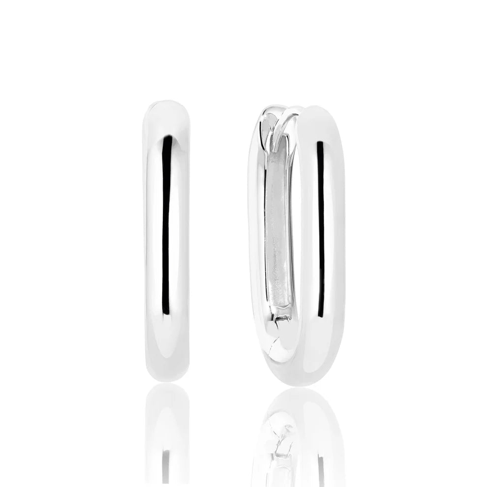 Sif 925 Sterling sølv Øreringe Capri Medio Pianura SJ - E62010 - SS - Urma.dk
