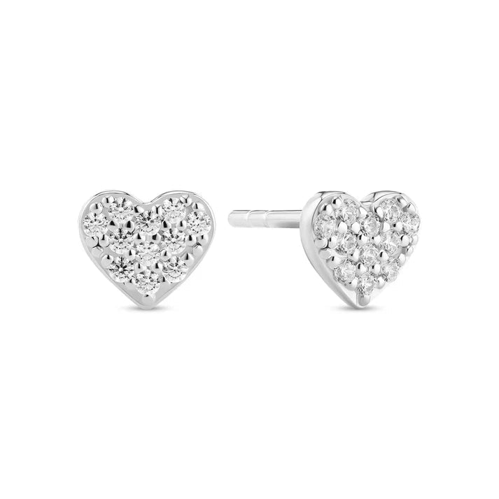Sif 925 Sterling sølv Øreringe Cuore SJ - E2705 - CZ - Urma.dk