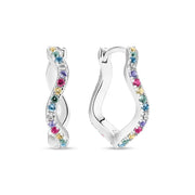 Sif 925 Sterling sølv Øreringe Ellera Waves Grande SJ - E3869 - XCZ - Urma.dk