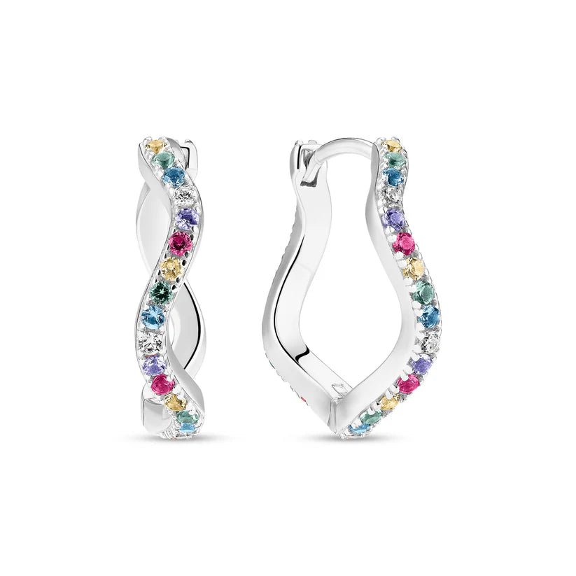 Sif 925 Sterling sølv Øreringe Ellera Waves Grande SJ - E3869 - XCZ - Urma.dk