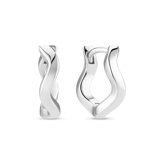 Sif 925 Sterling sølv Øreringe Ellera Waves Pianura Medio SJ - E3859 - Urma.dk
