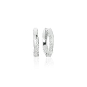 Sif 925 Sterling sølv Øreringe Ferrara Medio SJ - E12109 - CZ - SS - Urma.dk