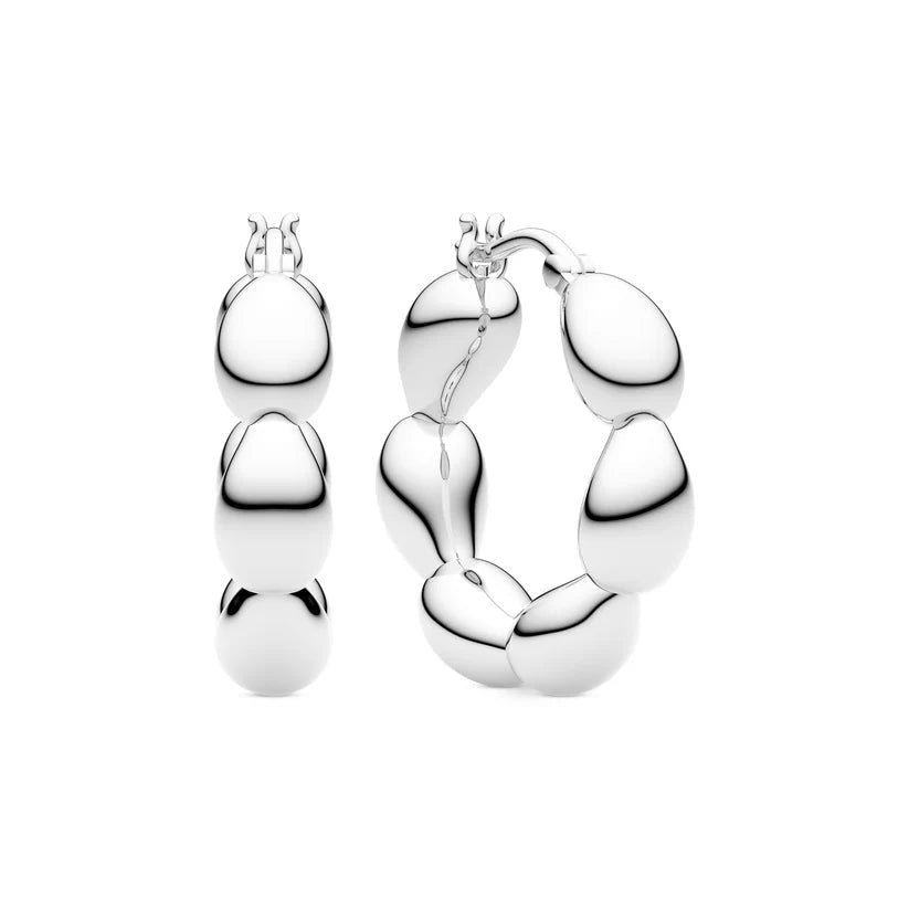 Sif 925 sterling sølv Øreringe Goccia Cerchietto Piccolo SJ - E2596 - Urma.dk