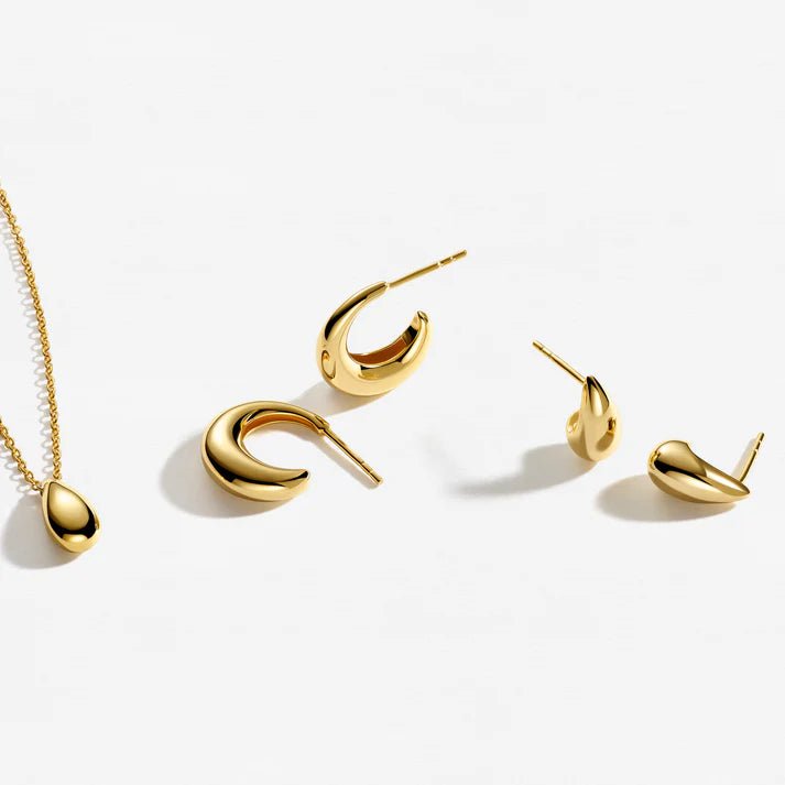 Sif 925 Sterling sølv Øreringe Gocciolina SJ - E2712 - Urma.dk