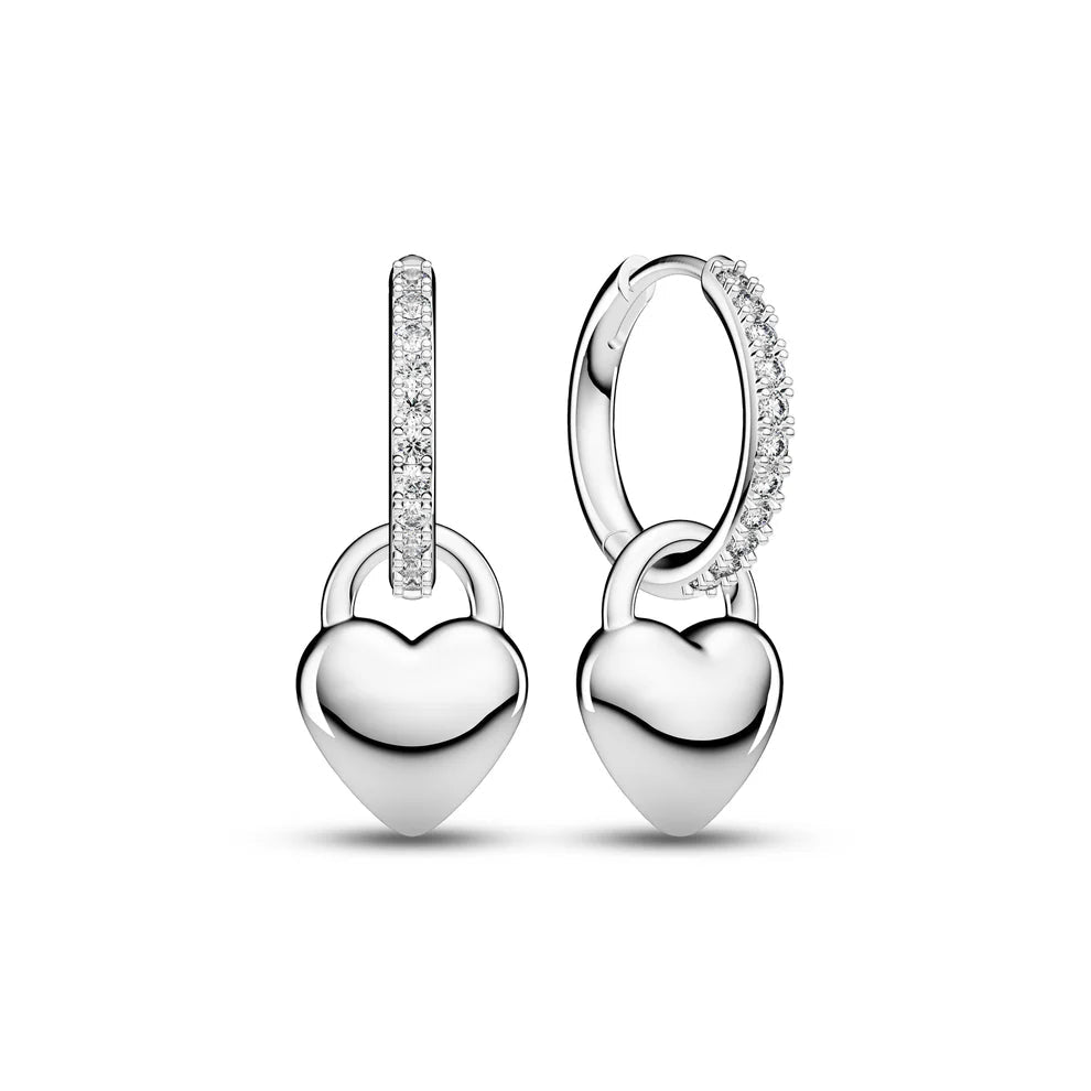 Sif 925 Sterling sølv Øreringe Julia Creole SJ - E2612 - CZ - Urma.dk