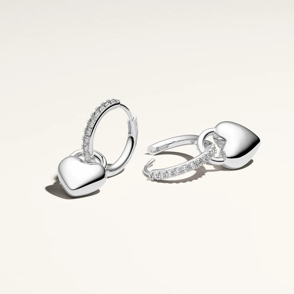 Sif 925 Sterling sølv Øreringe Julia Creole SJ - E2612 - CZ - Urma.dk