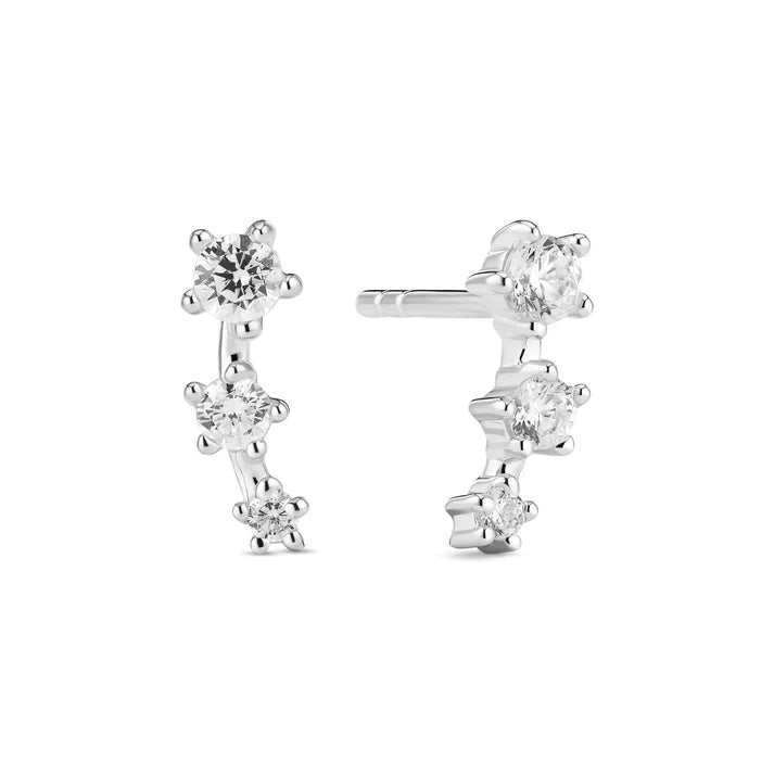 Sif 925 Sterling sølv Øreringe Lucente Tre SJ - E2703 - CZ - Urma.dk
