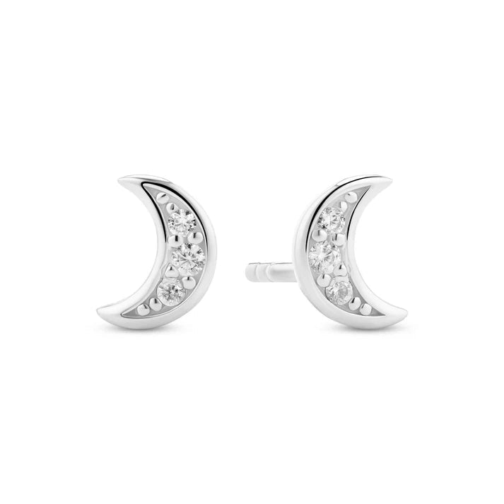 Sif 925 Sterling sølv Øreringe Luna SJ - E2707 - CZ - Urma.dk