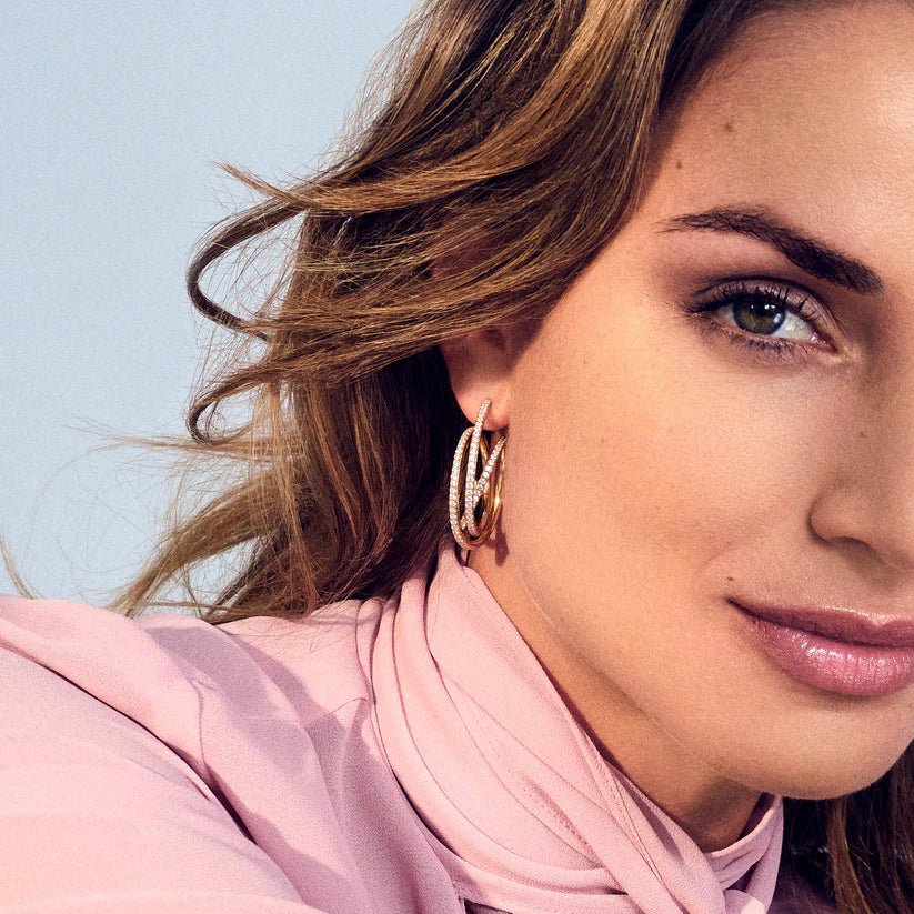 Sif 925 Sterling sølv Øreringe Spirale Grande SJ - E2591 - CZ - Urma.dk