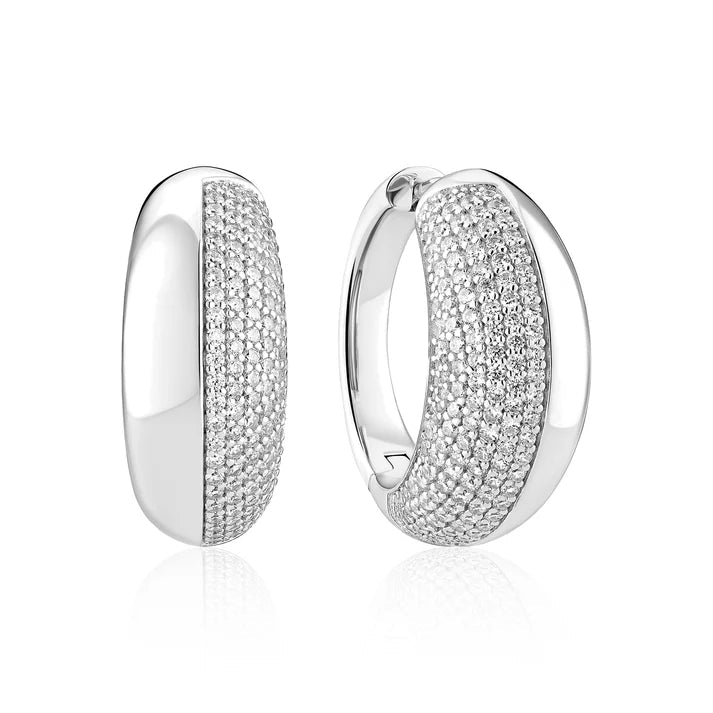 Sif 925 Sterling sølvØreringe Fasano Grande SJ - E2488 - CZ - Urma.dk