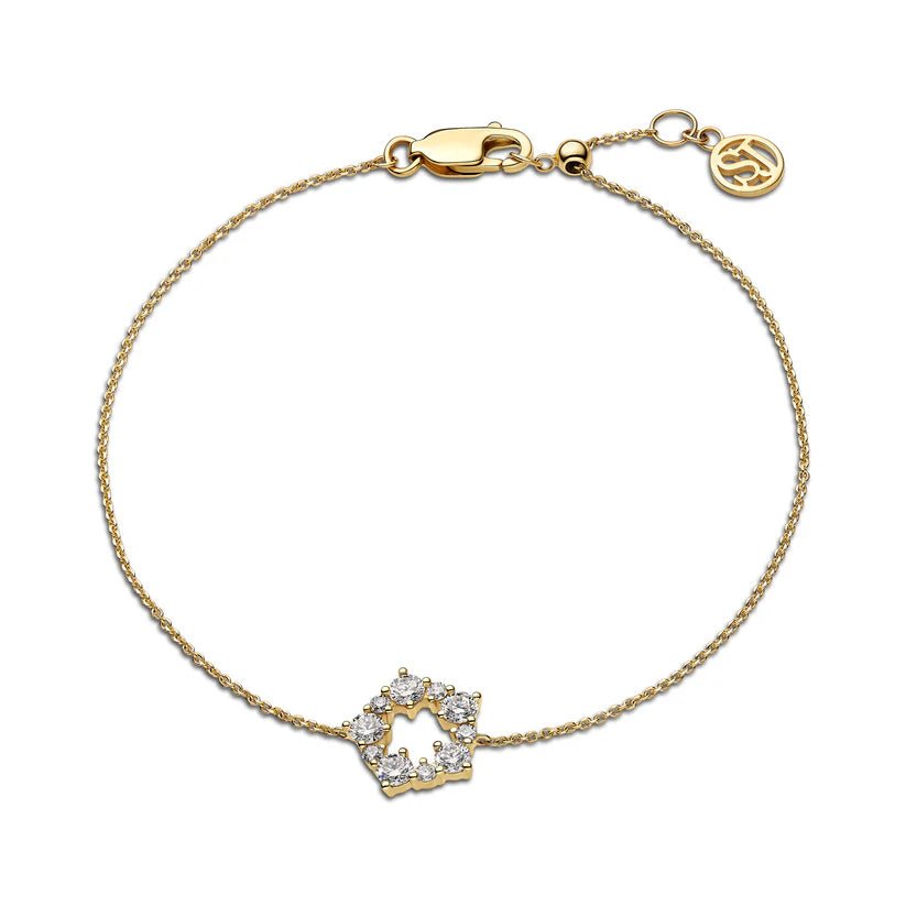 Sif Armbånd Brina - 14 kt. guld el. hvidguld 0.52 ct TW G - H VS lab - grown diamanter SJ - B2533 - WD - YG - Urma.dk