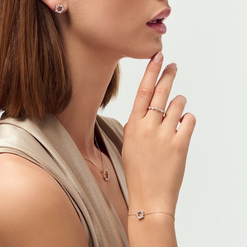 Sif Armbånd Brina - 14 kt. guld el. hvidguld 0.52 ct TW G - H VS lab - grown diamanter SJ - B2533 - WD - YG - Urma.dk