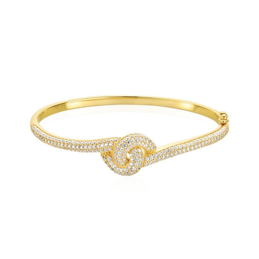 Sif Bangle Imperia SJ - BG10752 - CZ - YG - Urma.dk