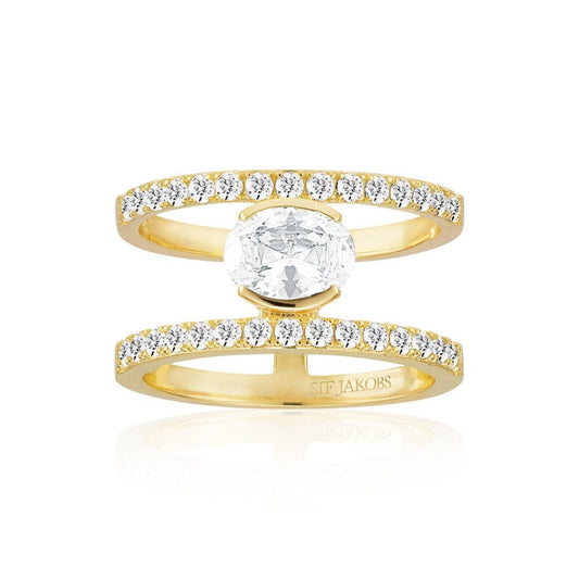 Sif Ellisse Carezza Grande Ringe SJ - R2358 - Urma.dk