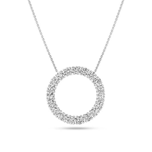 Sif Halskæde Bellina - 14 kt guld el. hvidguld 1.90 ct TW G - H VS lab - grown diamanter SJ - N2802 - WD - WG - Urma.dk