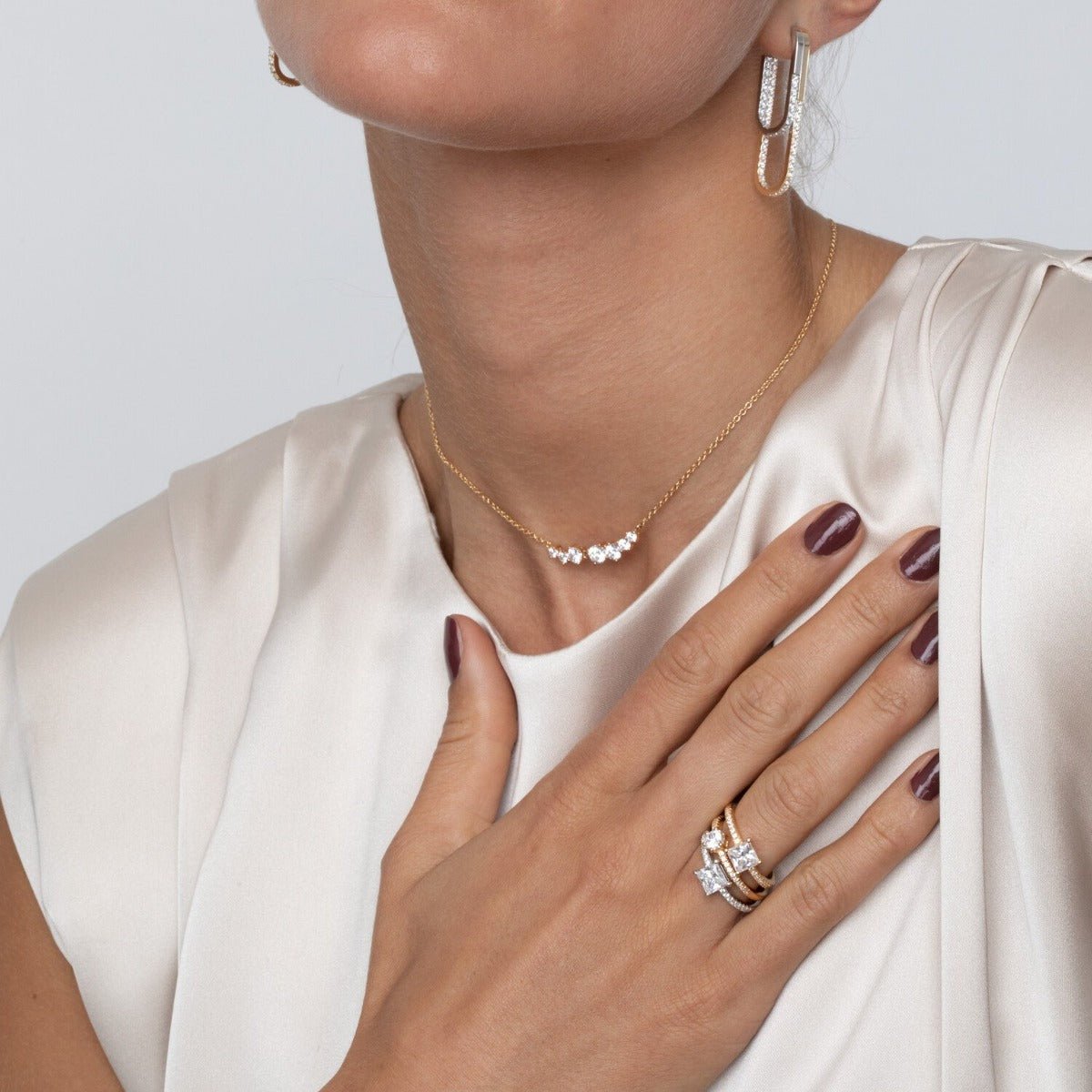 Sif Halskæde Belluno Piccolo SJ - N42123 - CZ - SG - Urma.dk