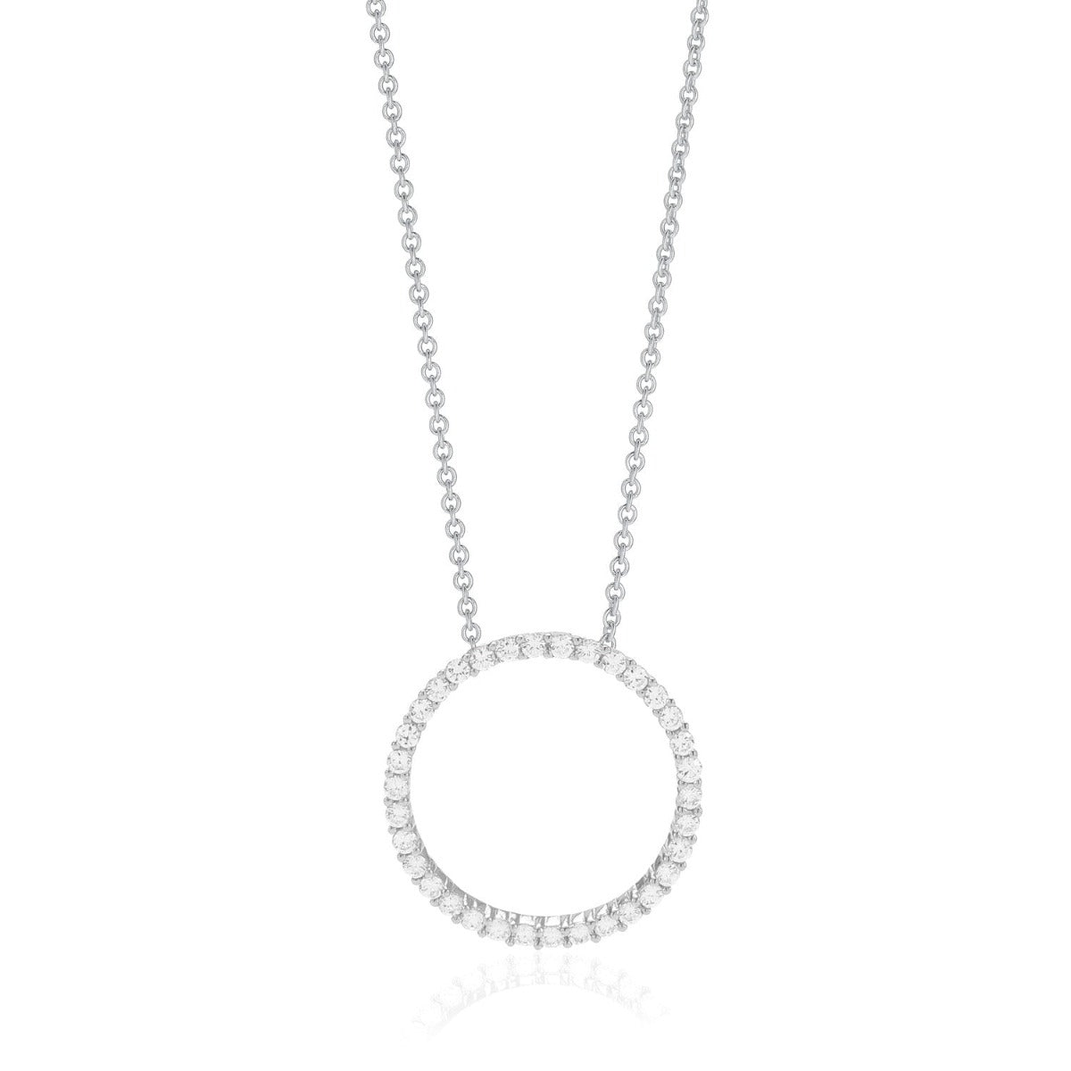 Sif Halskæde Biella Grande Pendant SJ - P3125 - CZ45 - 60 - Urma.dk