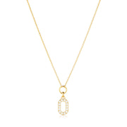 Sif Halskæde Capizzi Piccolo SJ - N42230 - CZ - YG - Urma.dk