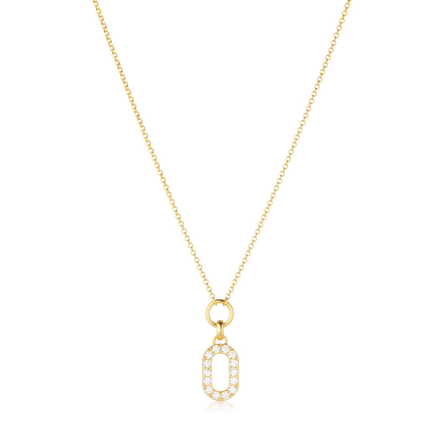 Sif Halskæde Capizzi Piccolo SJ - N42230 - CZ - YG - Urma.dk