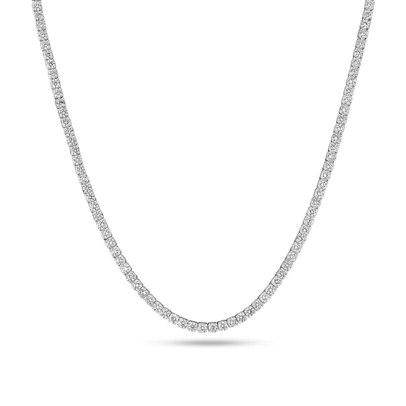 Sif Halskæde Diamante Tennis - 14 kt. guld el. hvidguld 14.88 ct TW G - H VS lab - grown diamanter SJ - N2874 - WD - WG - Urma.dk