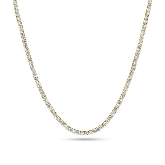 Sif Halskæde Diamante Tennis - 14 kt. guld el. hvidguld 14.88 ct TW G - H VS lab - grown diamanter SJ - N2874 - WD - YG - Urma.dk
