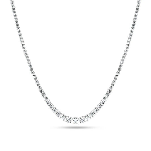 Sif Halskæde Diamante Tennis Altro - 14 kt. guld el. hvidguld 11.45 ct TW G - H VS lab - grown diamanter SJ - N2875 - WD - WG - Urma.dk